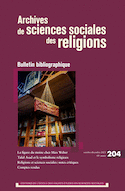 Archives de sciences sociales des religions 204